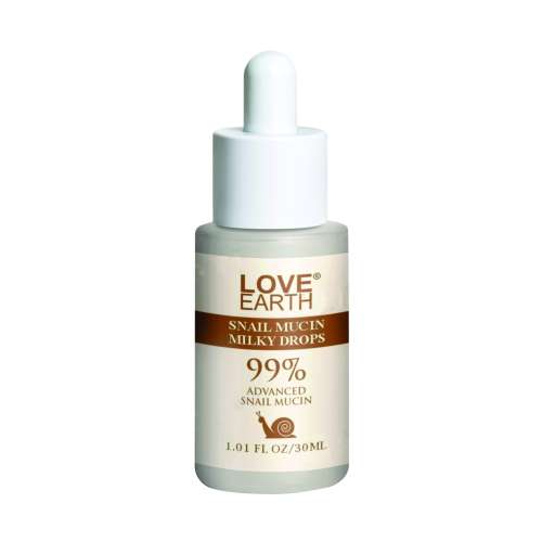 Love Earth: Snail Mucin Milky Drops Face Serum | 30ml