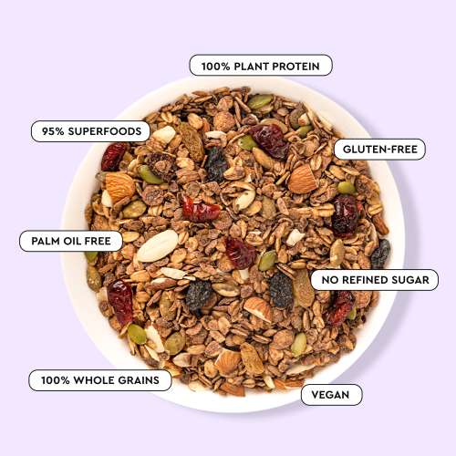 Nourish You: Organic Super Muesli - Belgian Dark Chocolate | 400g