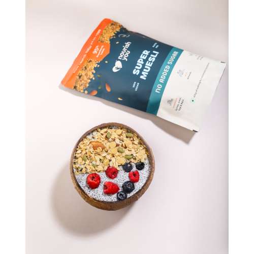 Nourish You: Organic Super Muesli  - No Added Sugar | 400g