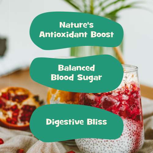 Nourish You: Organic Raw Black Chia Seeds | 2kg Jar Nourish You: Organic Raw Black Chia Seeds | 2kg Jar