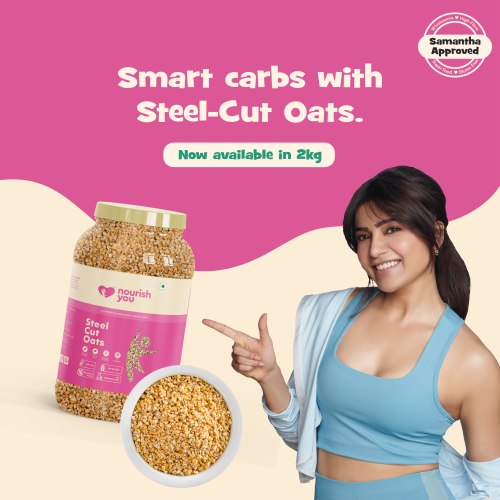 Nourish You: Organic Steel Cut Oats | 2kg Jar