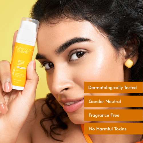 Conscious Chemist: 10% Vitamin C & Peptides Serum For Dark Spots & Hyperpigmentation & Uneven Skin Tone(30ml)
