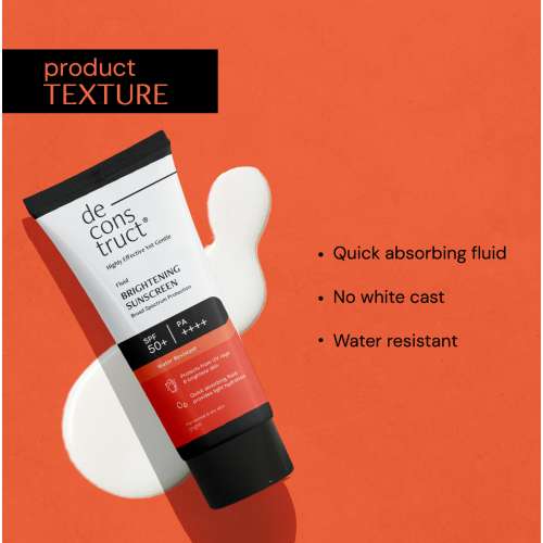 Deconstruct Skincare: Fluid Brightening Sunscreen | 50gm
