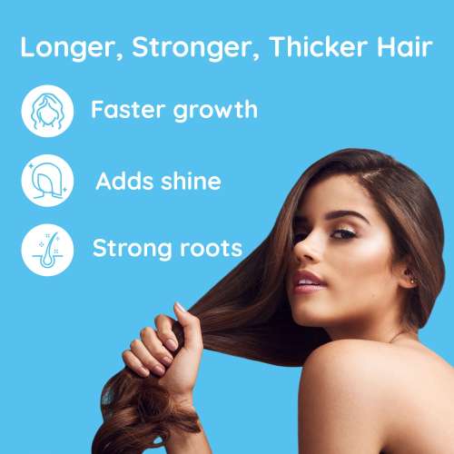 Nector: Biotin Blueberry Sugar Free Chewable Tablets for Hair Skin & Nails | 30 Tablets