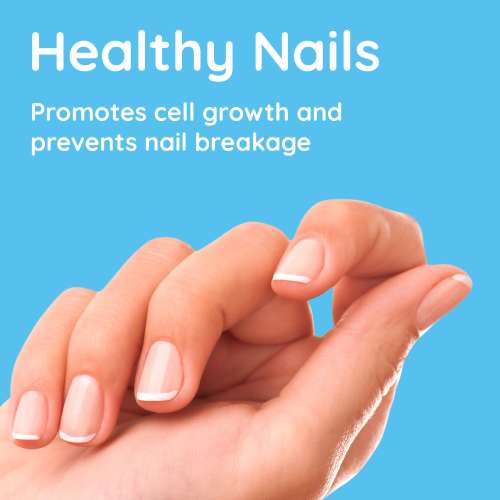 Nector: Biotin Blueberry Sugar Free Chewable Tablets for Hair Skin & Nails | 30 Tablets