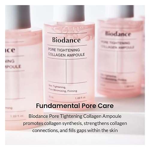 Biodance: Pore Tightening Collagen Ampoule | Intensive Repair | Firming Care | Radiance Boost | Barrier Support | 50ml