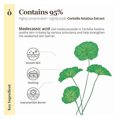 ongredients: Centella Asiatica 95% Face Mask Sheet