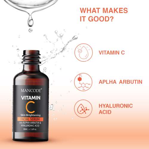 Mancode: Vitamin C Facial Serum - 50ml