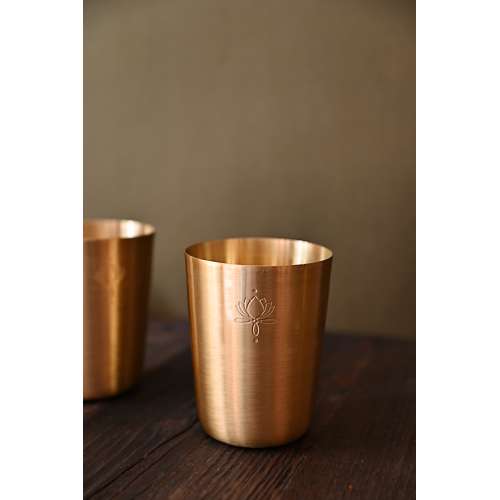 Sukoon: Brass Tumblers Sukoon: Brass Tumblers