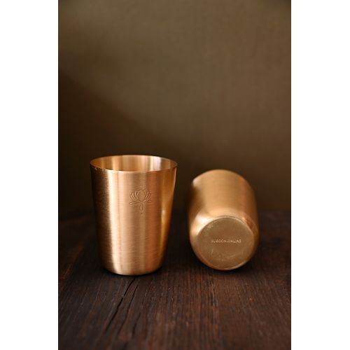 Sukoon: Brass Tumblers Sukoon: Brass Tumblers