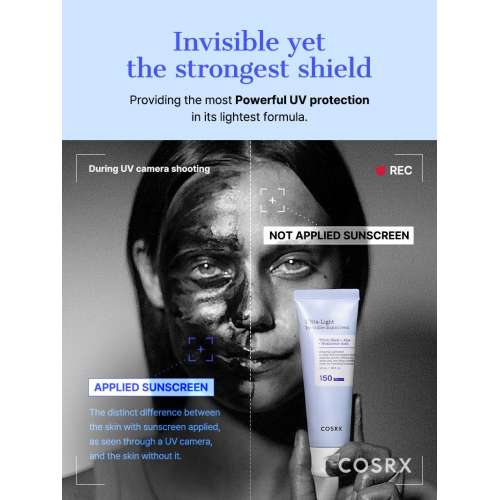 COSRX: UltraLight  Invisible Face Sunscreen SPF50+ PA++++ | UV Protection | Daily SPF | Sun Care | 50ml