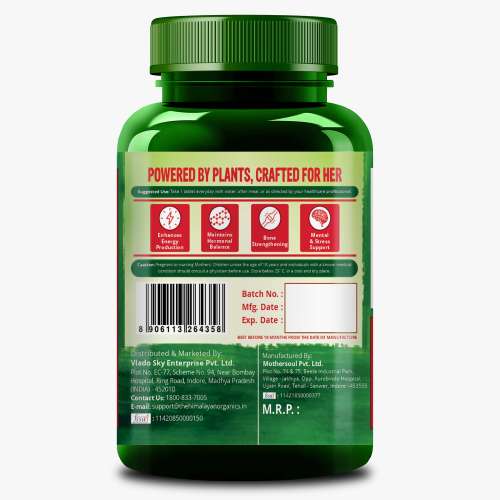 Vlado's Himalayan Organics: Plant Based Multivitamin Women 45+ | 120 Veg Tablet