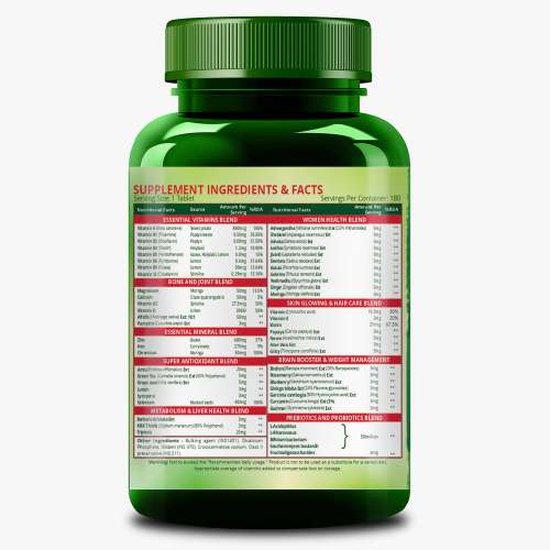 Vlado's Himalayan Organics: Plant Based Multivitamin Women 45+ | 120 Veg Tablet