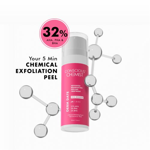 Conscious Chemist: Derm Date Advanced Resurfacing Peeling Exfoliating Facial Serum For Anti -Aging (30ml)
