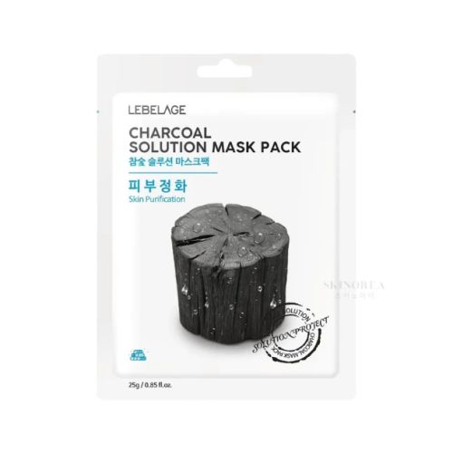 Lebelage: Charcoal Soluation Mask Pack - 10g