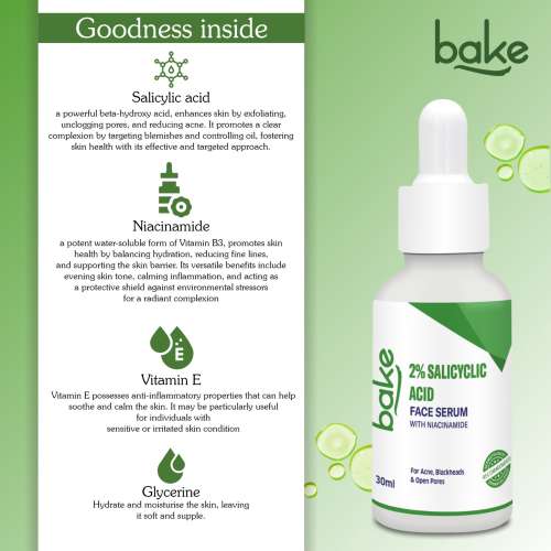 Bake Cosmetics: 2% Salicylic Acid Serum with Niacinamide