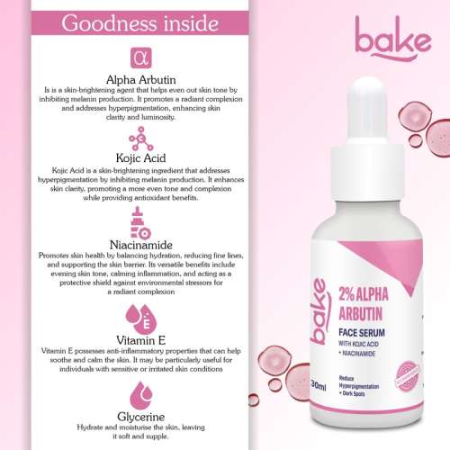 Bake Cosmetics: 2% Alpha Arbutin Serum