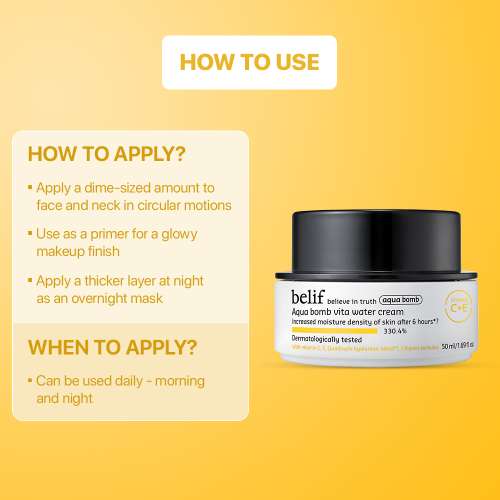 Belif: Aqua bomb vita water cream 50ml