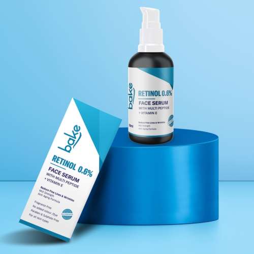 Bake Cosmetics: 0.6% Retinol Serum with 2% Multi Peptides