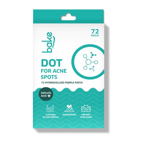 Bake Cosmetics: 2% Salicylic Acid Pimple Patches for Active Acne & Acne Prone Skin With Hydrocolloid Waterproof Patches -Pack of 72