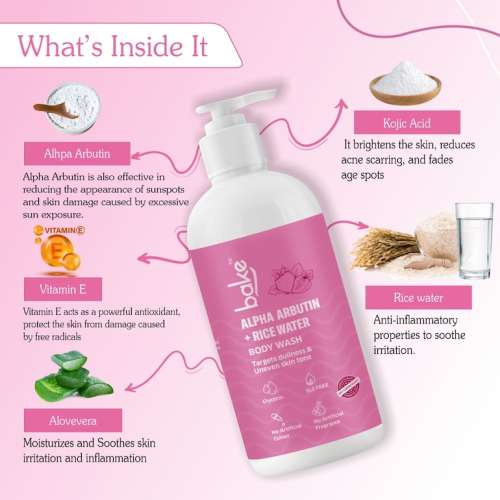 Bake Cosmetics: Alpha Arbutin Body Wash