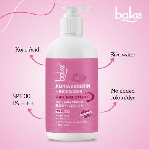 Bake Cosmetics: Alpha Arbutin Body Lotion SPF 30 PA+++