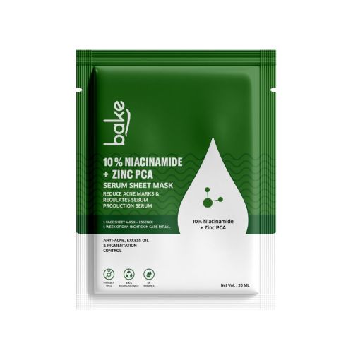 Bake Cosmetics: 10% Niacinamide + Zinc PCA Sheet Mask