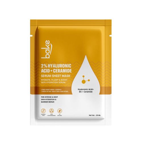 Bake Cosmetics: 2% Hyaluronic Acid + Ceramides Sheet Mask