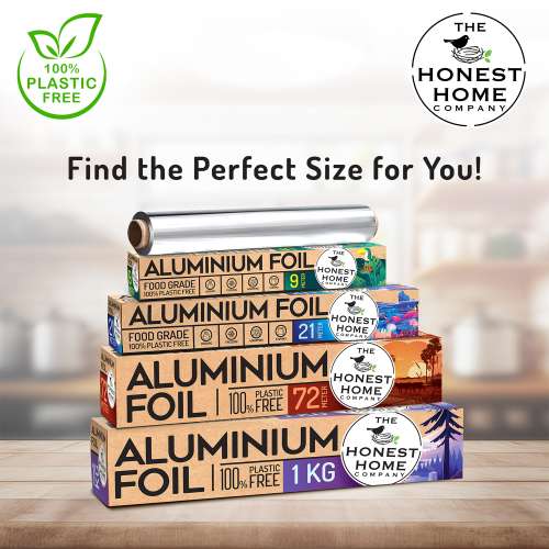 The Honest Home Company: Aluminium Foil Roll | 72 Meters