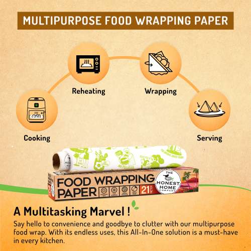 The Honest Home Company: Food Wrapping Paper Roll | 21 Metres