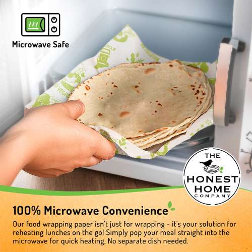 The Honest Home Company: Food Wrapping Paper Roll | 1 KG - 100 Metres The Honest Home Company: Food Wrapping Paper Roll | 1 KG - 100 Metres