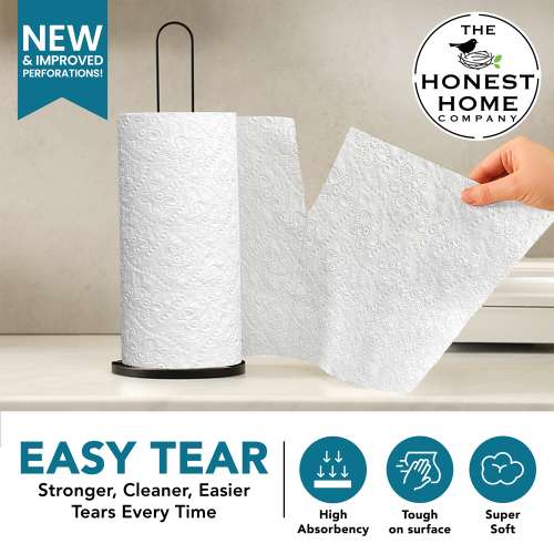 The Honest Home Company: Kitchen Towel Rolls | Pack of 4 Rolls (2 PLY)