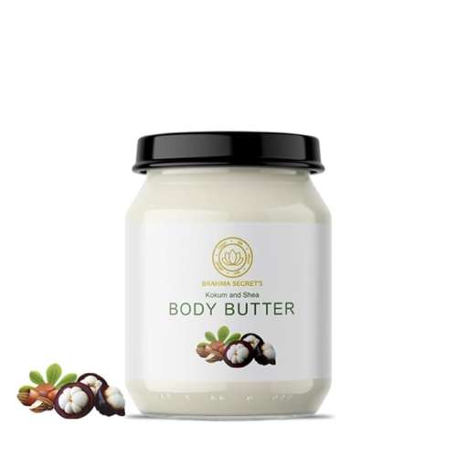 Brahma Secret's: Kokum and Shea Body Butter | Body Moisturizer for Women & Men - 100gm