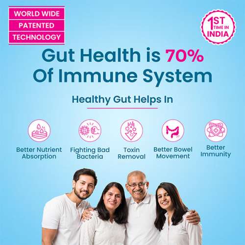 Dr. Morepen: INTEBACT INSTA 5BN CFU | Probiotics Supplement for Gut Health, Vanilla flavour - 6 Sachets