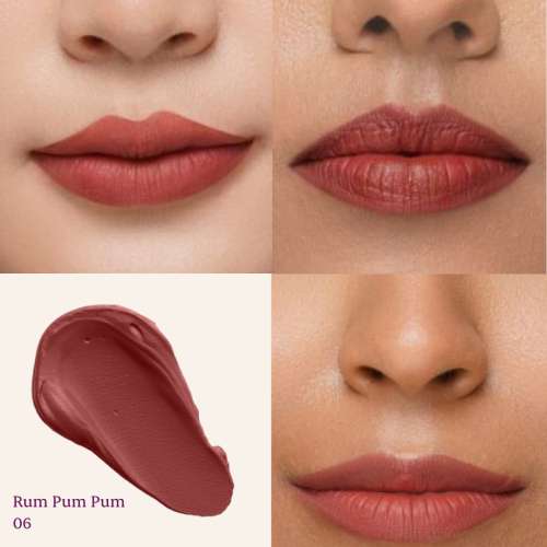 Typsy Beauty: ON 'n' OFF Lipstick & Eraser | 12 Hr Stay Creamy Matte Formula-Rum Pum Pum 06
