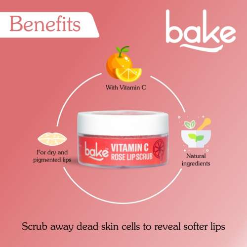 Bake Cosmetics: Vitamin C Rose Lip Sugar Scrub
