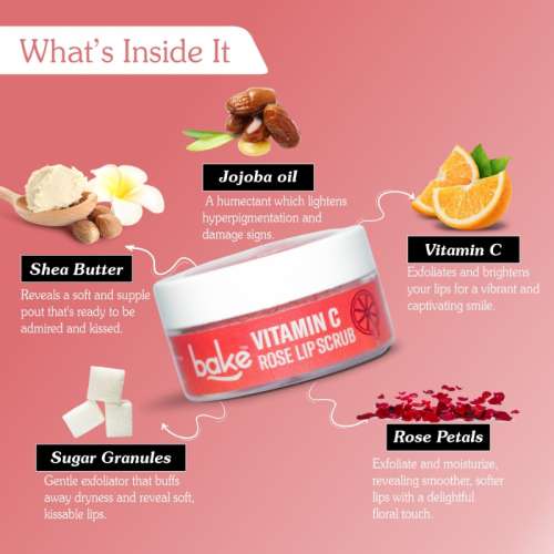 Bake Cosmetics: Vitamin C Rose Lip Sugar Scrub