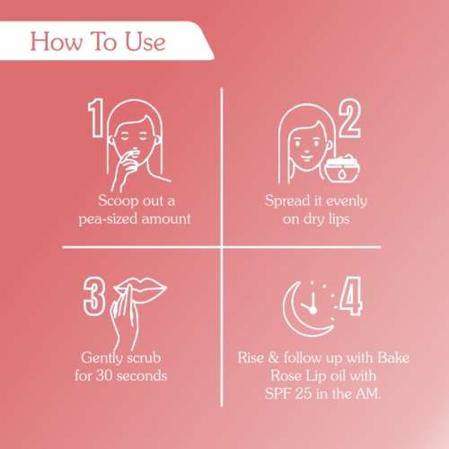 Bake Cosmetics: Vitamin C Rose Lip Sugar Scrub
