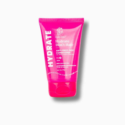 Curl Care: Hydrate Dont Hate Intensive Conditioner and Mask with Avocado and Aloe Vera No Sulphates and Parabens 100ml