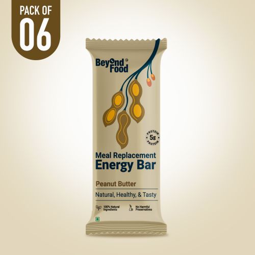 Beyond Food: Meal Replacement Energy Bar - Peanut Butter (Pack of 6) Beyond Food: Meal Replacement Energy Bar - Peanut Butter (Pack of 6)