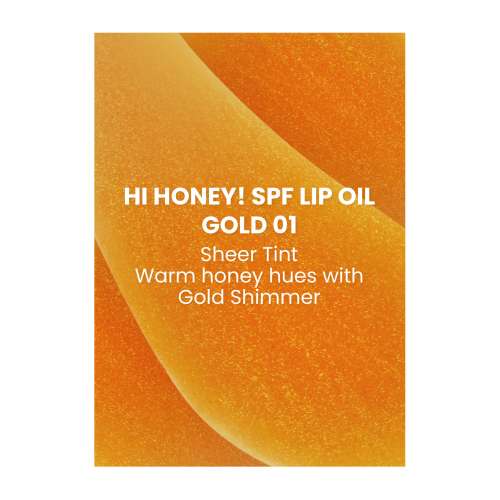 Typsy Beauty: Hi Honey! SPF 25 Lip Oil- Gold