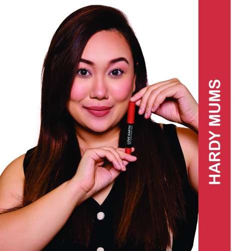 Love Earth: Transfer Proof Crayon Lipstick-Hardy Mums