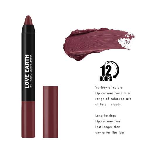 Love Earth: Transfer Proof Crayon Lipstick-Iris