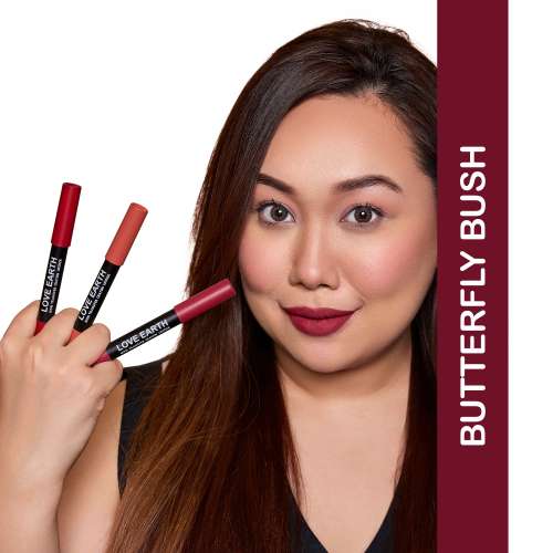 Love Earth: Transfer Proof Crayon Lipstick -Butterfly Bush