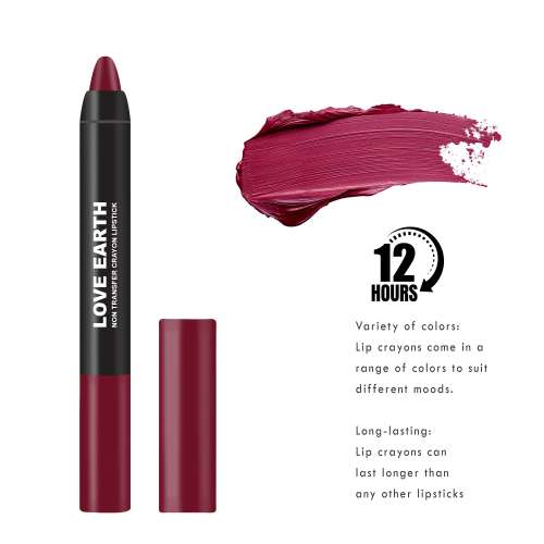 Love Earth: Transfer proof crayon lipstick-Butterfly Bush