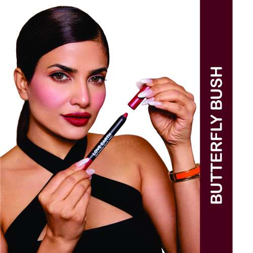 Love Earth: Lip crayon Transfer proof lipstick 1.O and sharpener - pack of 5