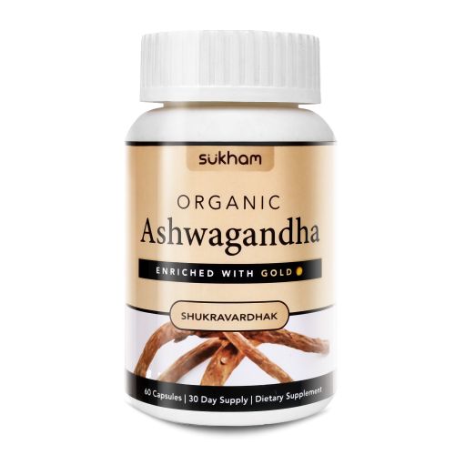 Sukham: Sukham Organic Ashwagandha Capsules