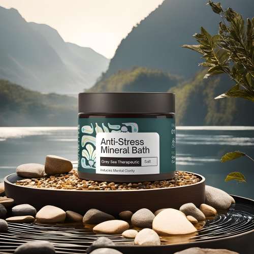 Puretive: Anti-Stress Mineral Bath Salts | Grey sea therapeutic