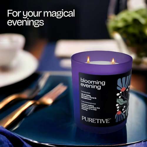 Puretive: Celestial Gift Box | Morning Brew and Blooming Evening Candles