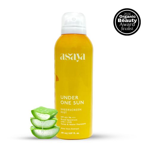 Asaya: SPF 65+ Sunscreen Spray with Aloe Vera - 150ml Asaya: SPF 65+ Sunscreen Spray with Aloe Vera - 150ml